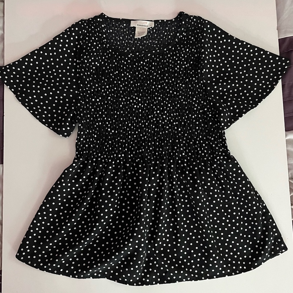 Urban Romantics Short Sleeve Blouse